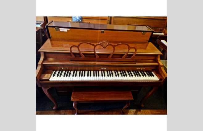 Used Baldwin Classic Satin Mahogany Upright Piano - Image 1