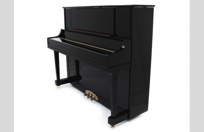 Steinhoven SU125 Polished Ebony Upright Piano All Inclusive Package - Image 3