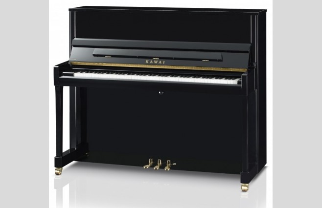 Kawai K-300 Ebony Polish Upright Piano All Inclusive Package - Image 1