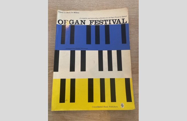Used Organ Festival Music Book REF 0041 - Image 1