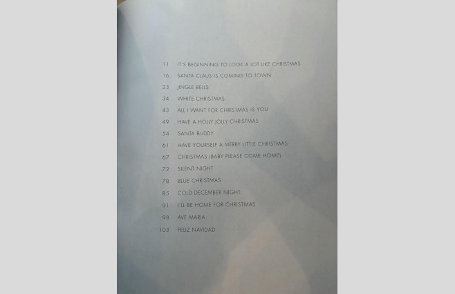 Used Michael Buble Christmas Piano Book - REF 0016 - Image 2