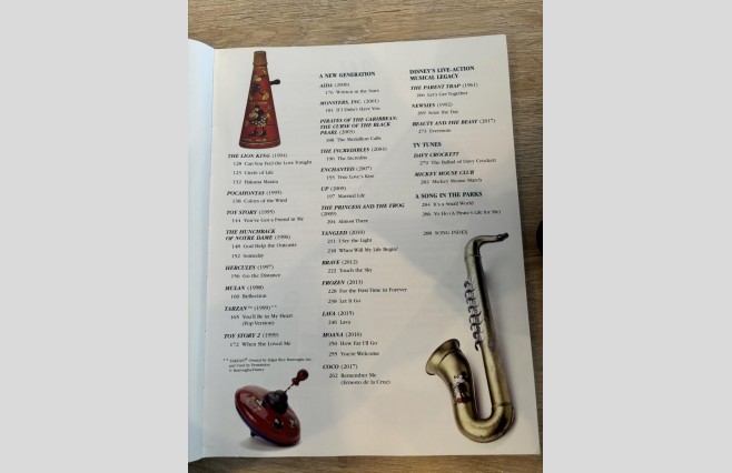 Used Illustrated Treasury Of Disney Songs Piano/Vocal/Guitar Book - REF 0002 - Image 3