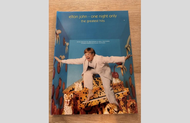 Used Elton John One Night Only Piano/Vocal/Guitar Book - REF 0017 - Image 1