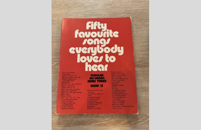 Used Fifty Favourite Songs Everybody Loves To Hear, Popular All-Organ Series Three, Book 13 - REF 0031 - Image 1