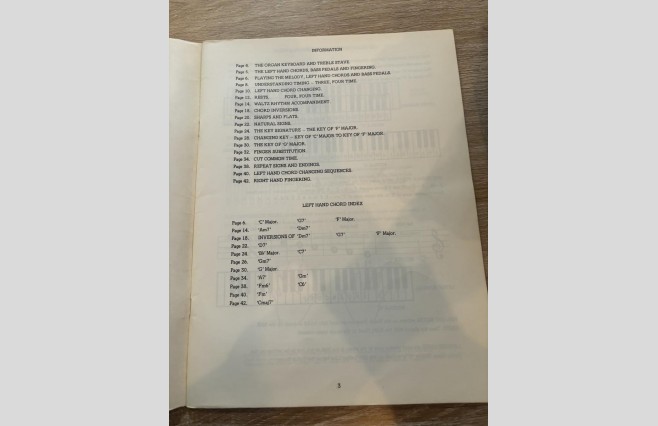 Used The Organ Master Music Book One - Image 3