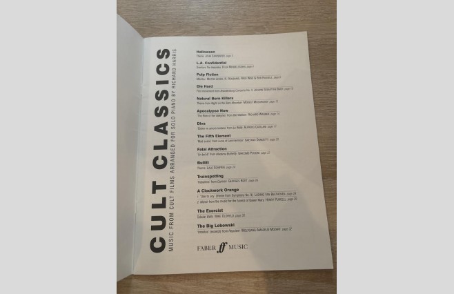 Used Cult Classics For Solo Piano Book REF 0058 - Image 2