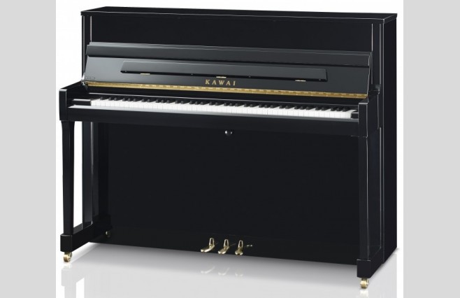 Kawai K-200 Ebony Polished Upright Piano All Inclusive Package - Image 1