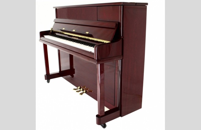 Steinhoven SU 113 Polished Mahogany Upright Piano - Image 1