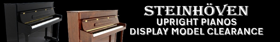 Steinhoven Upright Pianos Display Model Clearance
