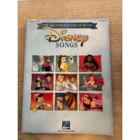 Used Illustrated Treasury Of Disney Songs Piano/Vocal/Guitar Book - REF 0002