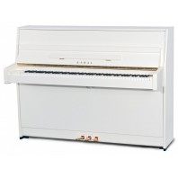 Kawai K-15 E Snow White Polished Upright Piano