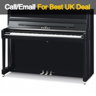 Kawai K-200 ATX 4 SL Ebony Polished Upright Piano (Silver Fittings) Kawai K-200 ATX 4 SL Ebony Polished Upright Piano (Silver Fittings)