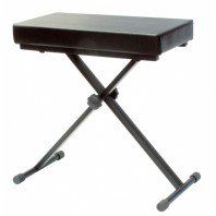 Adjustable Height Black Keyboard Stool with Extra Padded Top Adjustable Height Black Keyboard Stool with Extra Padded Top
